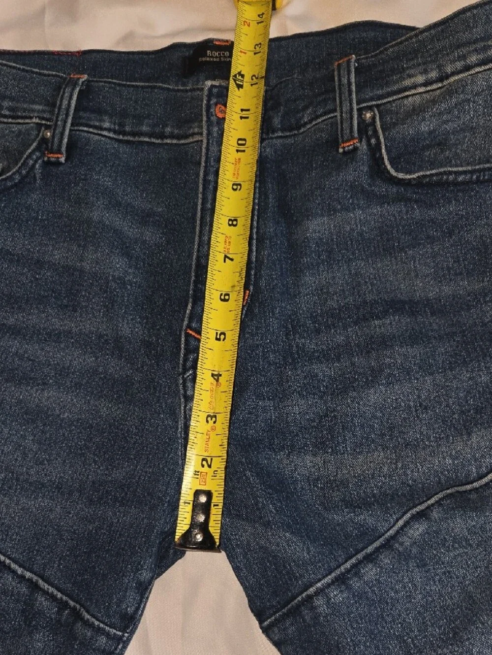 True Religion Dark Blue Skinny Biker Jeans